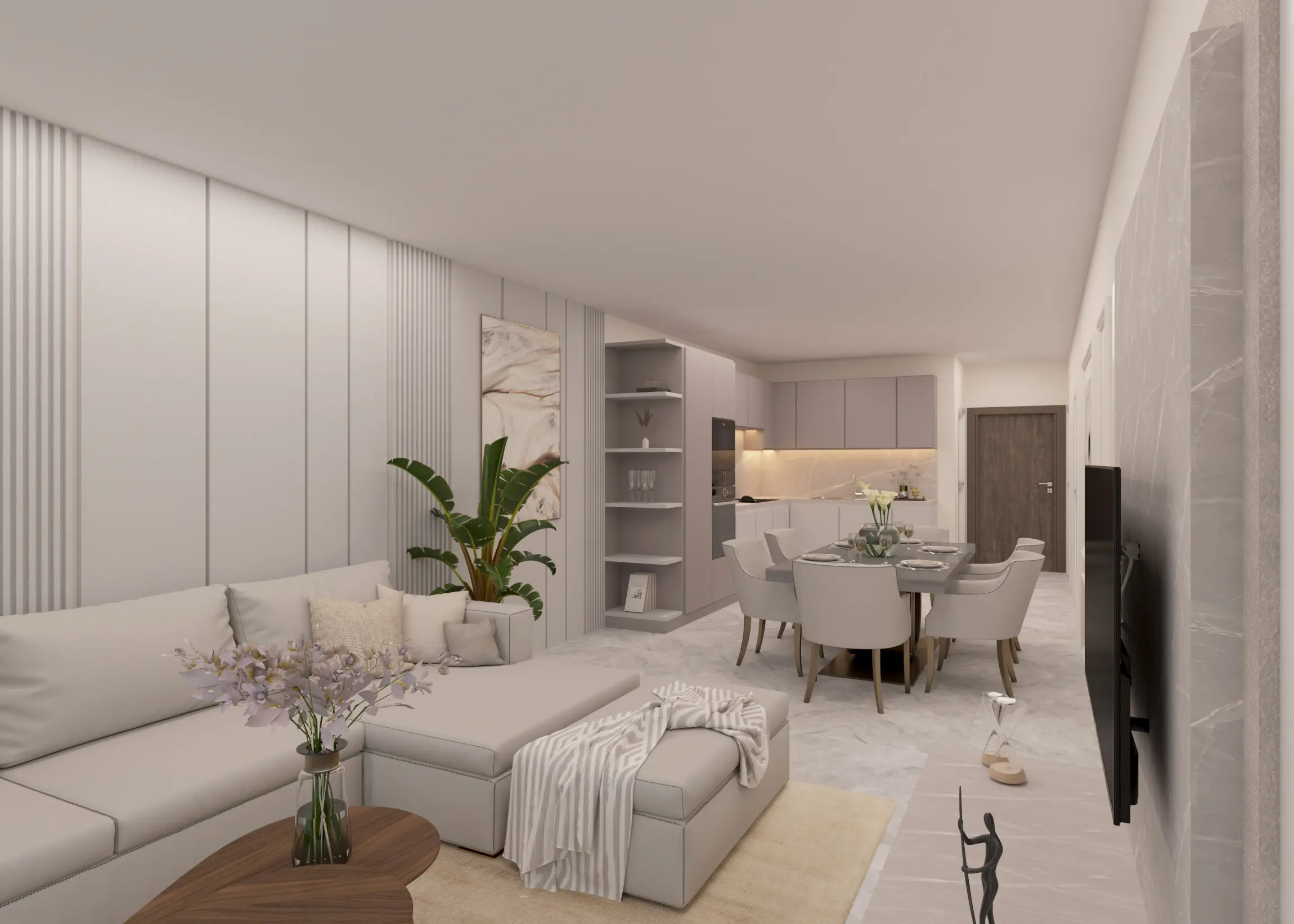 New-Development-Qawra-Seaberry-Park-Apartment-404-Open-Plan-10